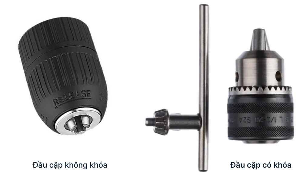 đầu cặp máy khoan