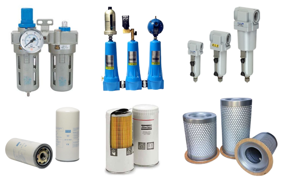 phụ tùng máy nén khí- bộ lọc