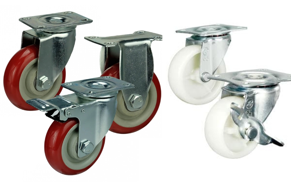 các loại bánh xe đẩy hàng nhựa