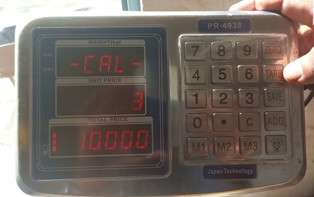 hướng dẫn cách chỉnh cân điện tử