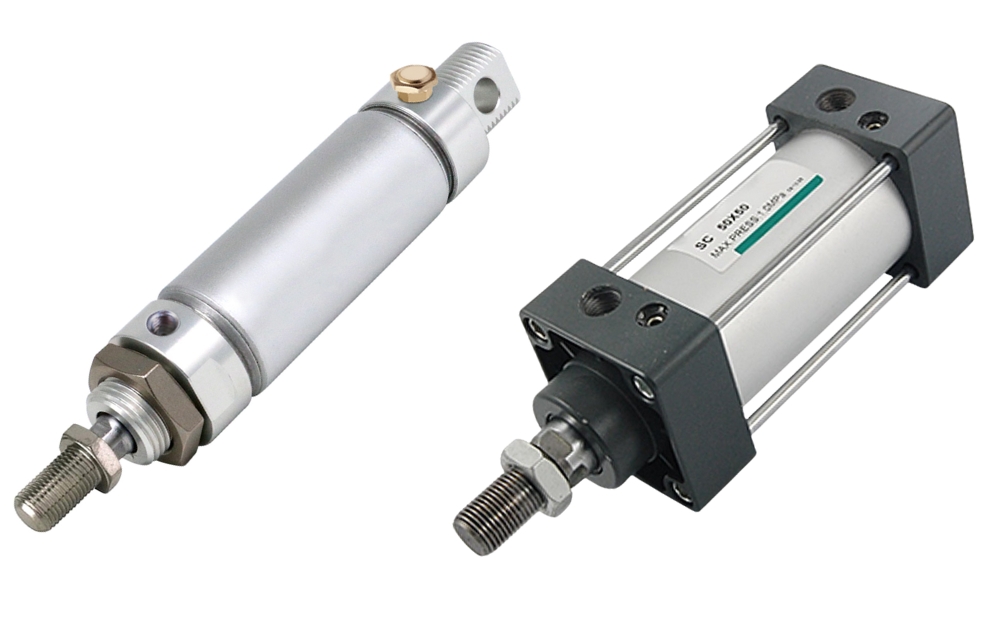 xi lanh khí nén tròn và vuông