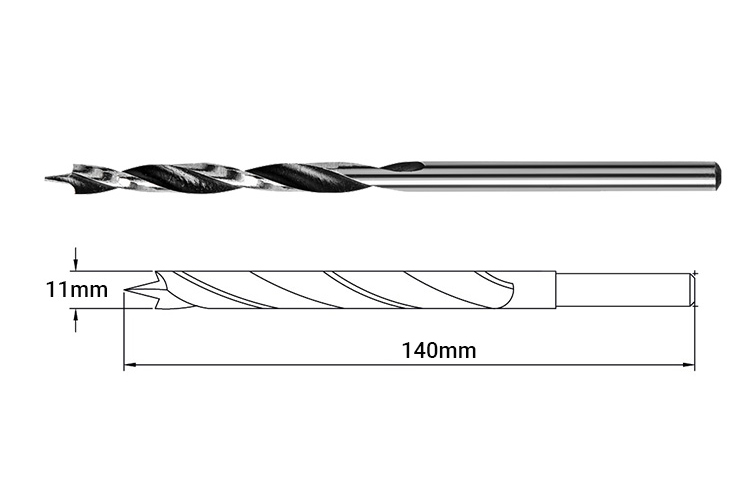 Mũi khoan gỗ 11x140mm Tramontina 43143111