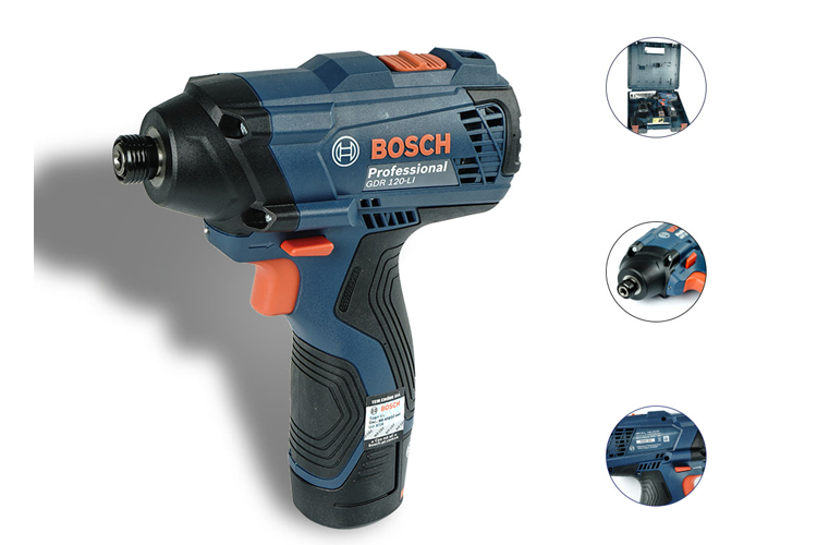 Bosch GDR 120-LI cordless impact screwdriver with wrench