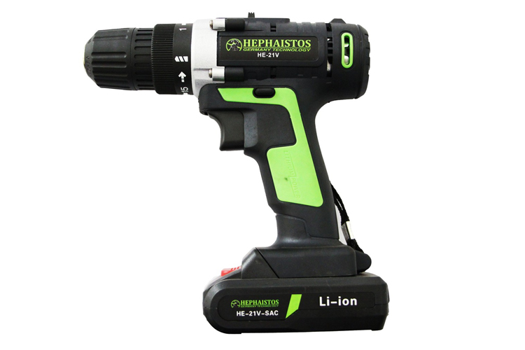 Máy khoan pin 21V HEPHAISTOS HE-21V