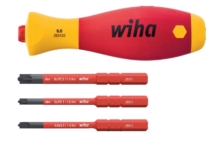 Bộ tua vít Slim Bit 4 chi tiết Wiha 43449