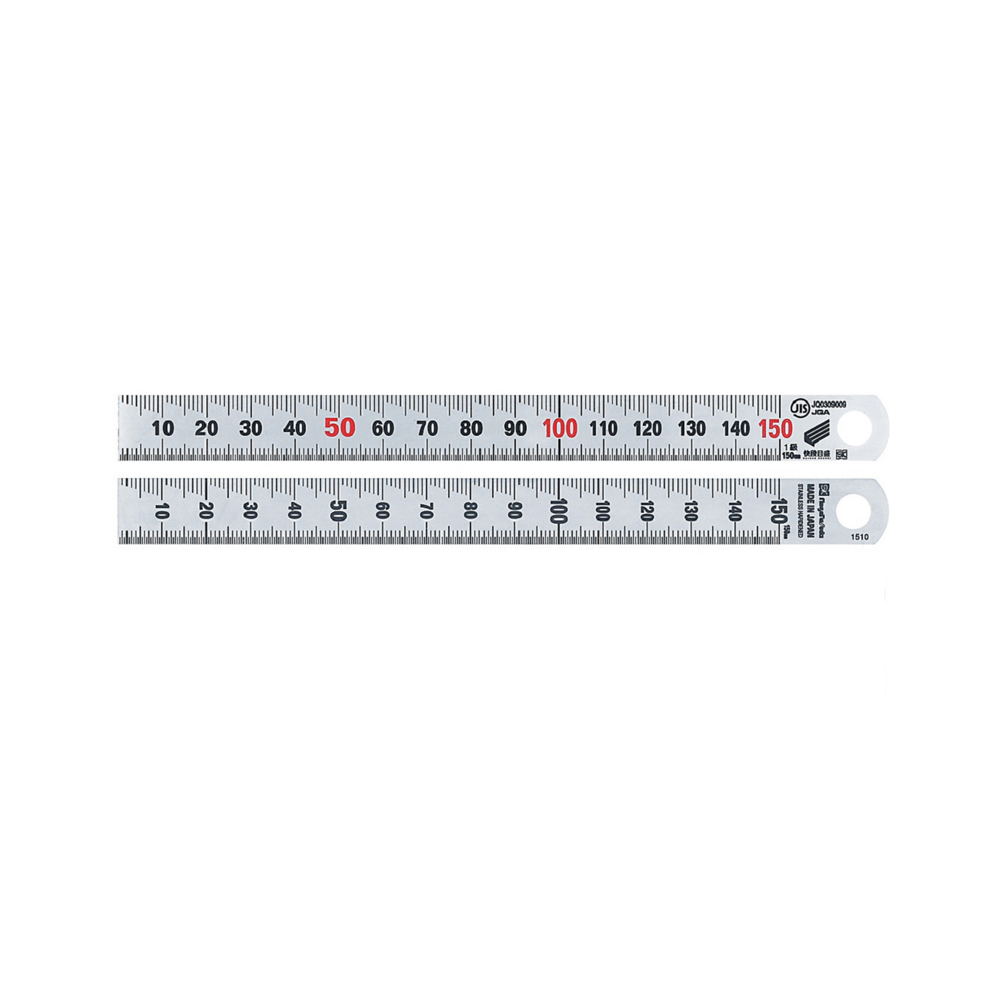 Niigata Seiki CU-15KD 150mm straight ruler - 186355} | tatmart.com