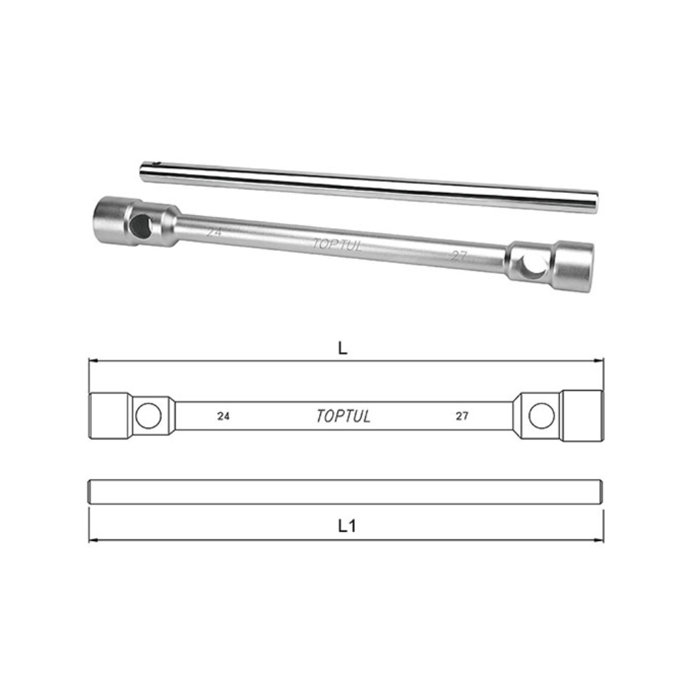 Cờ lê 2 đầu tuýp Toptul CTIA3032