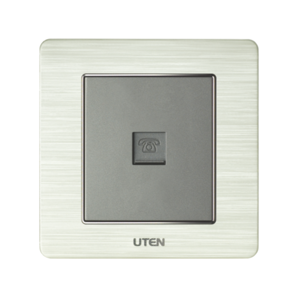 Ổ Cắm Điện Thoại Đơn Uten-V6.0G-1Tel