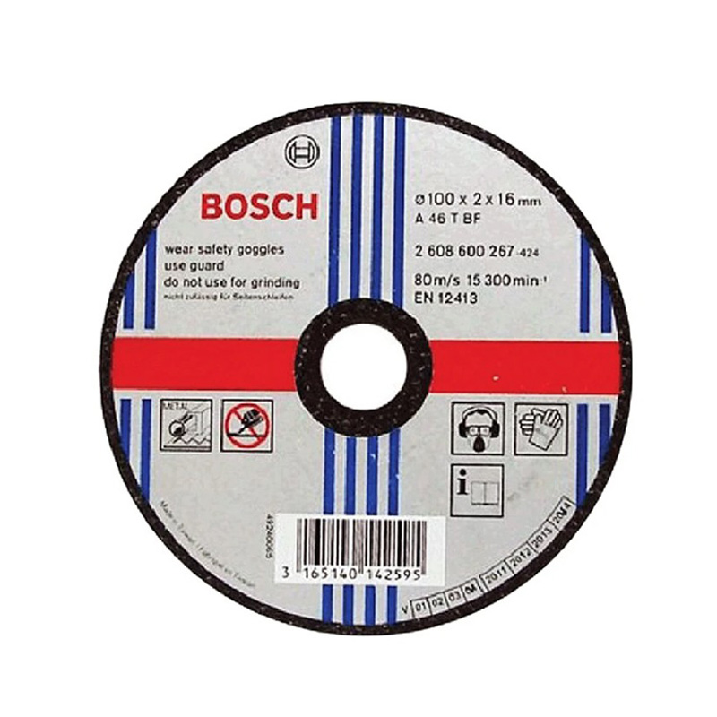 Đá cắt sắt 100x16x2.5mm Bosch 2608600091