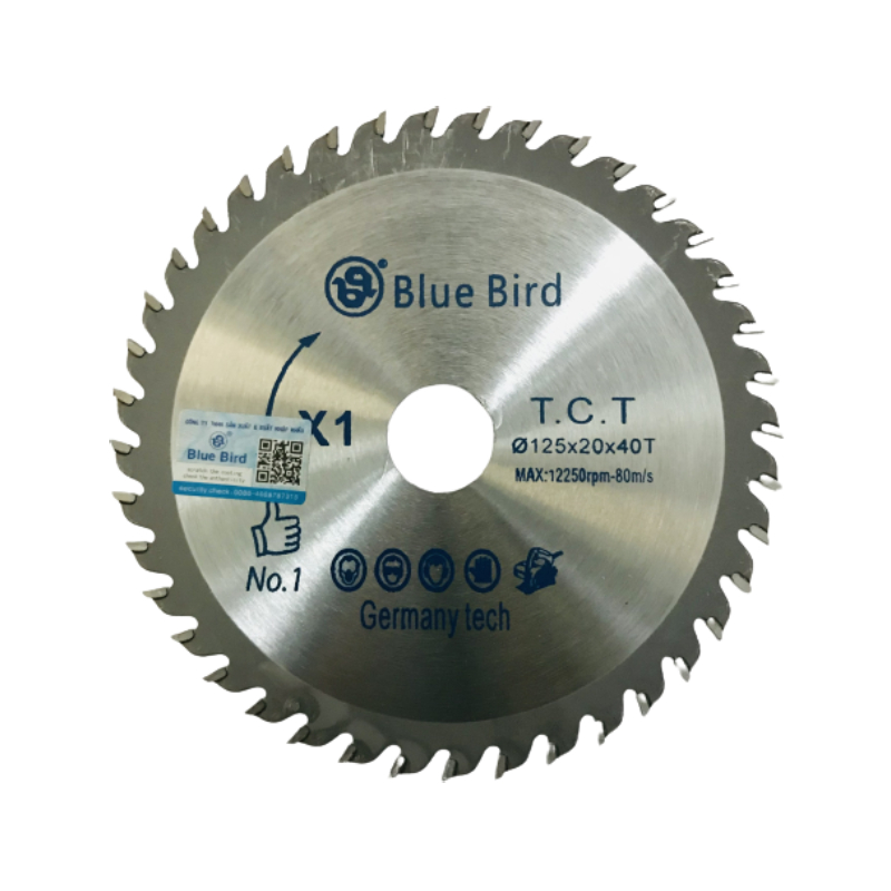 Lưỡi cưa gỗ BlueBird X1-125x40T