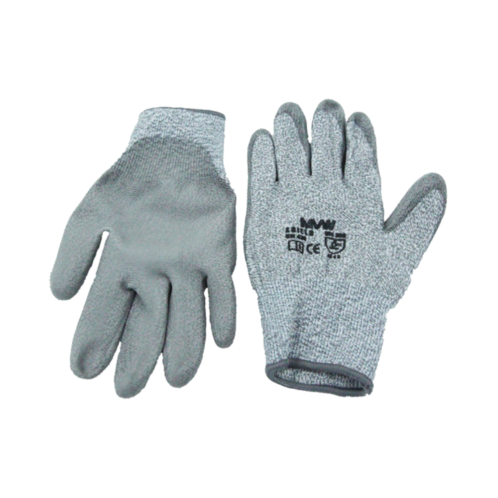 Găng tay chống cắt MVW cấp độ 5 phủ PU lòng bàn tay MVW-CUTR-5L size L