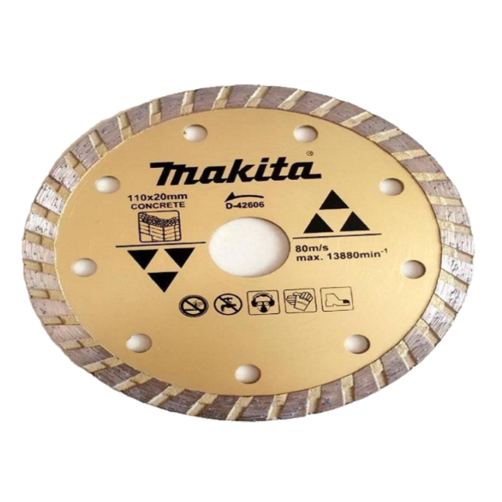 Lưỡi cắt kim cương MAKITA D-42606 110mm vàng