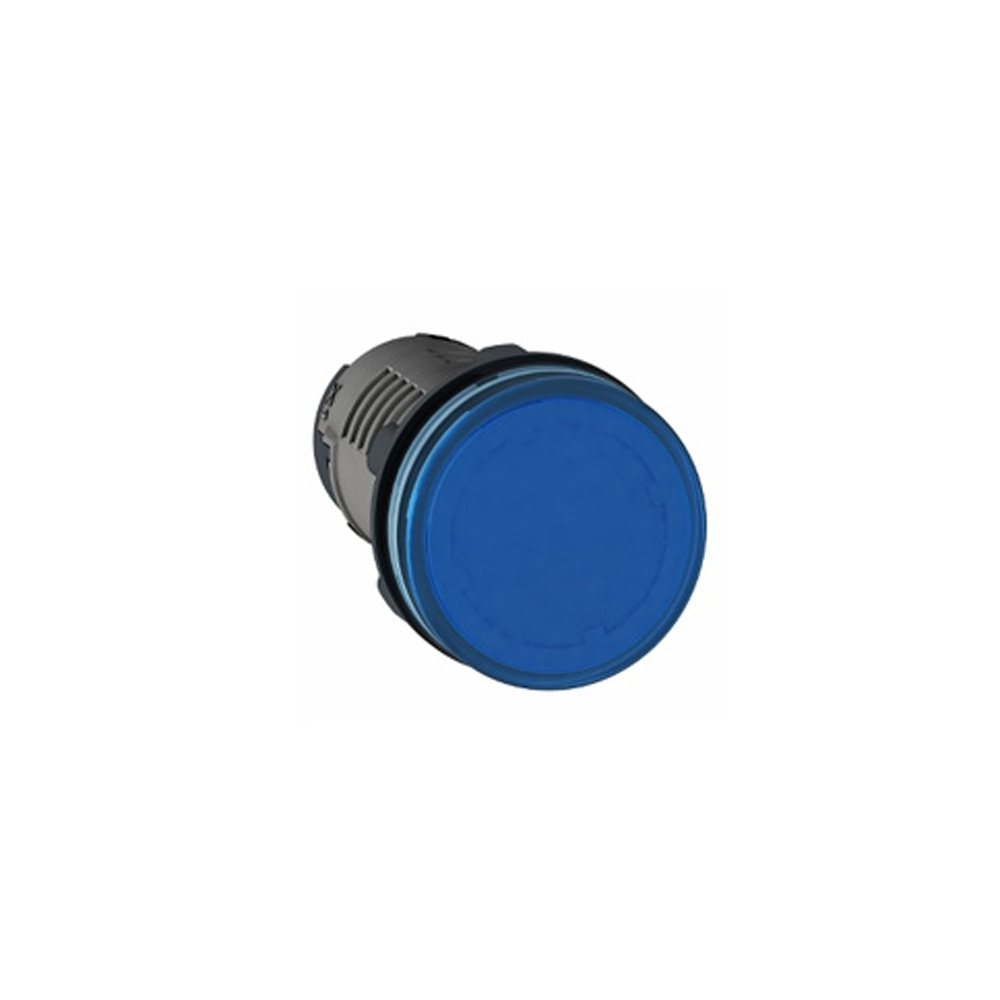 Đèn báo panel tròn 22mm Schneider XA2EVM6LC màu xanh dương