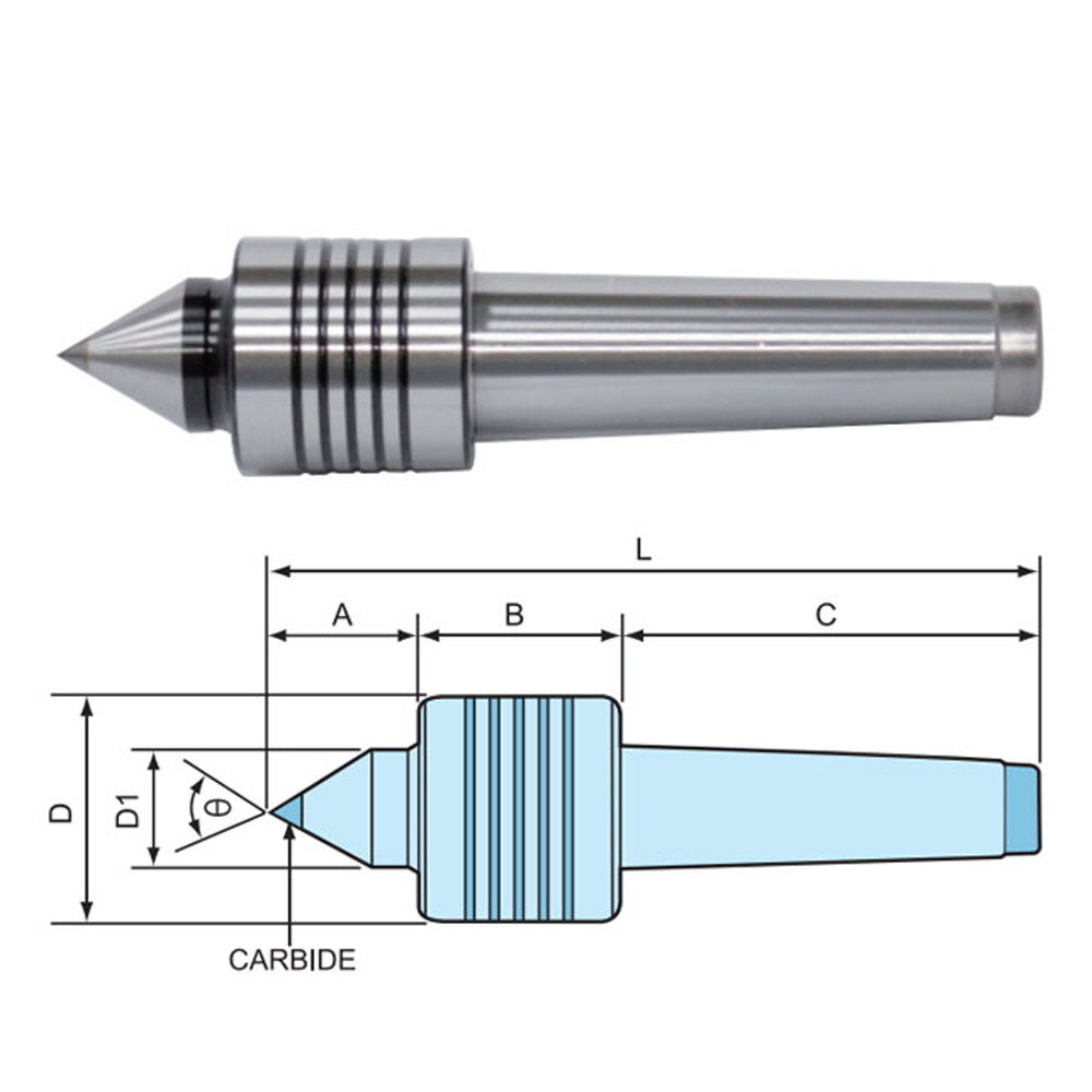 Đầu chống tâm quay Vertex VLC-175