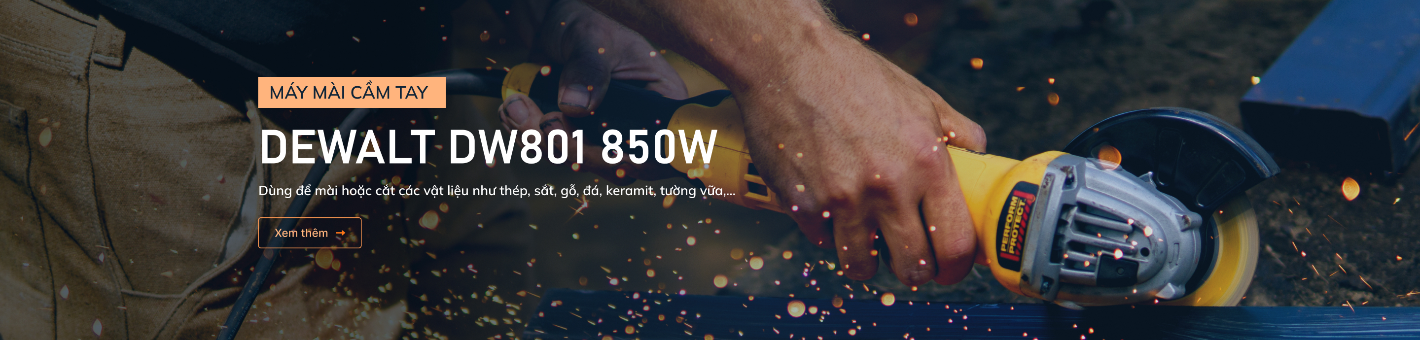 Home - Máy cầm tay Dewalt DW801 850W