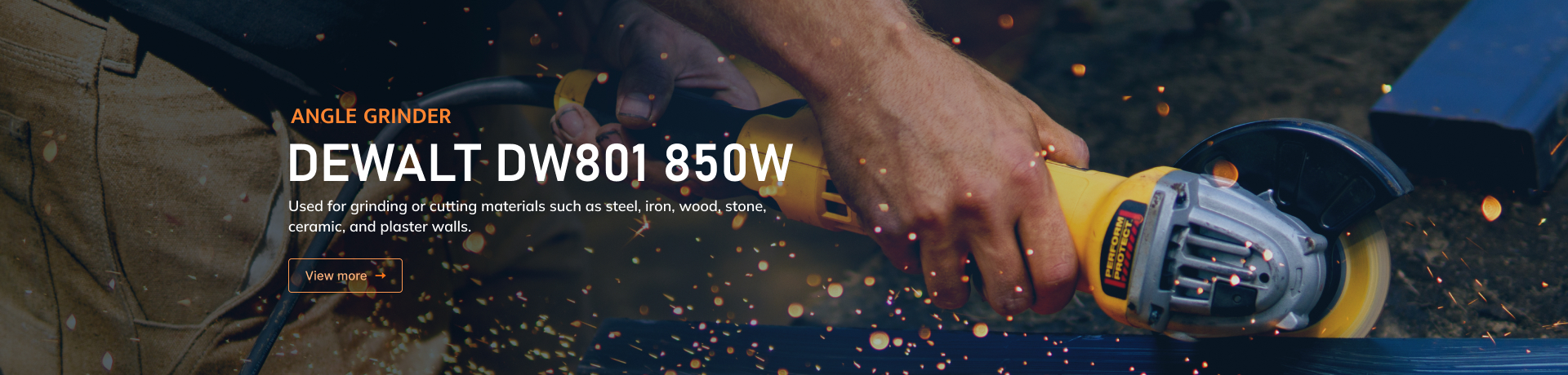 Home - Máy cầm tay Dewalt DW801 850W