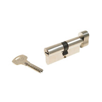Ruột khóa dài 70mm màu Nickel mờ có đầu chìa và đầu chốt vặn Yale 10-1003-3535-CK-22-01