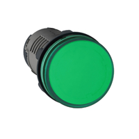 Đèn báo panel tròn 22mm Schneider XA2EVM3LC màu xanh lá