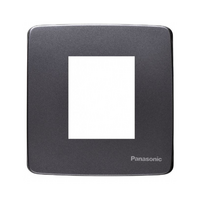 Mặt vuông dùng cho 2 thiết bị Panasonic WMT7812MYH-VN màu xám ánh kim