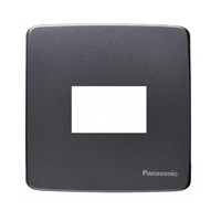 Mặt vuông dùng cho 1 thiết bị Panasonic WMT7811MYH-VN màu xám ánh kim