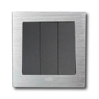 ABE TITANIUM T1B-32C 2-way three-way switch silver