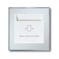 Công tắc thẻ từ ABE CRYSTAL C1T-T30A màu trắng