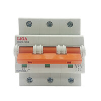 Aptomat loại 3 cực dòng điện 50A LiOA MCB3050/4,5