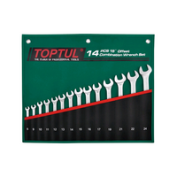Bộ cờ lê vòng 15 độ Toptul GRAW1401 (14 chi tiết)