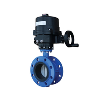 Van bướm động cơ điện Shin Yi EFMB-0065-16-D2B màu xanh