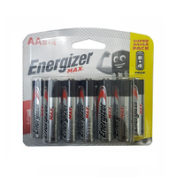 Vỉ 12 pin AA Alkaline Energizer E91 BP8+4