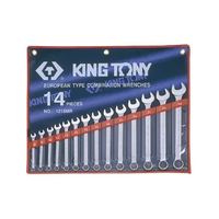 Bộ cờ lê 14 chi tiết Kingtony 8-24mm 1215MR