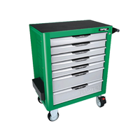 Tủ đồ nghề 7 ngăn Toptul GE-30817 (308 chi tiết) màu xanh lá