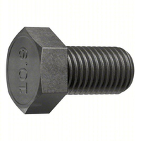 Standard Hex Head Cap Screws Metric M5x0.8x25mm Class 10.9 Steel Black Oxide Fully Threaded