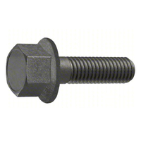 Hex Flange Bolts Flanged Metric M12x1.5x30mm Class 8.8 Steel Black Oxide Partially Threaded