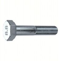Standard Hex Head Bolts Metric M8x1.25x75mm Class 8.8 Steel Zinc Plated Partially Threaded