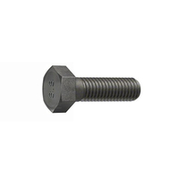 Standard Hex Head Cap Screws Metric M8x1.25x35mm Class 8.8 Steel Black Oxide Partially Threaded
