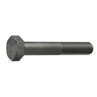 Standard Hex Head Cap Screws Metric M8x1.25x60mm Class 8.8 Steel Black Oxide Partially Threaded