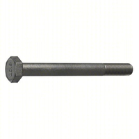 Standard Hex Head Cap Screws Metric M8x1.25x80mm Class 10.9 Steel Black Oxide Partially Threaded