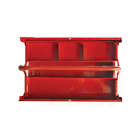 Hộp đựng dụng cụ 3 ngăn màu đỏ 17.71x7.87x6.29cm Mitsana 06151-MSN-0012