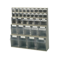 Bộ tủ lưu trữ 33 ngăn kéo RS PRO 519374