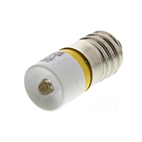 Bóng đèn Led E10, 6V, 10mm RS PRO 205151 màu vàng
