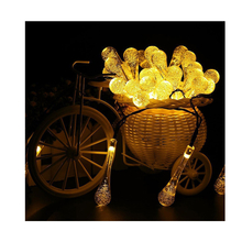 Dây đèn LED trang trí dài 5m, 20 bóng hình giọt nước dùng pin