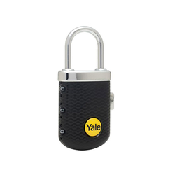 Khóa TSA du lịch 3 số màu đen Yale YP3/31/123/1K