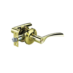 Yale VL5377US3 polished bronze round lever lock