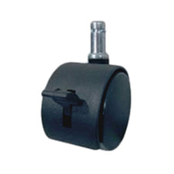 Furniture plastic wheel series 120 spindle with brake Ethos 125TBA040F11