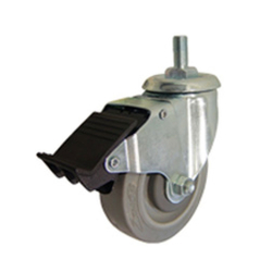 Ethos 253EIY125T10 Medium Duty 250 Series Rubber Wheel with Brakes