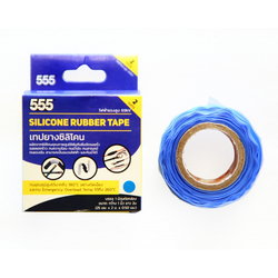 Băng keo nhựa 25mm x 2m x 0.50mm x 100R 555 xanh nước biển 040011-555-0010