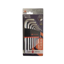 Fujiya LH130-9S Short Hex Key Set