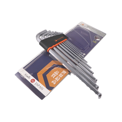 Fujiya LB330-9S Ball Head Long Hexagon Socket Set
