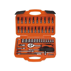 Asaki AK-9754 1/4 inch socket set (46 pieces)